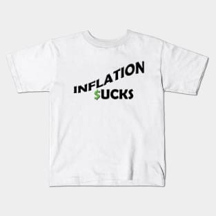 Inflation Sucks Kids T-Shirt